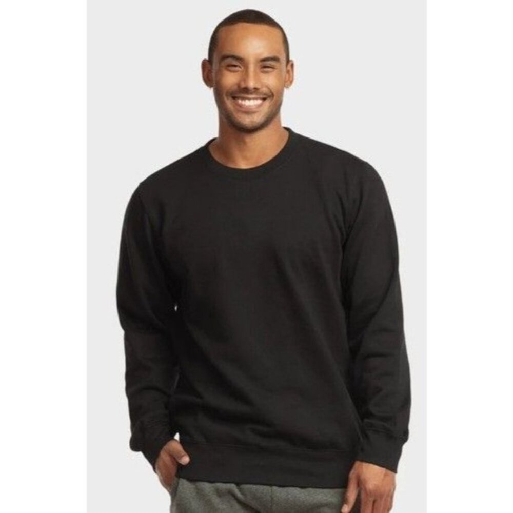 Mondetta Men's S Black Crewneck Sweatshirt Polyester Blend i1802